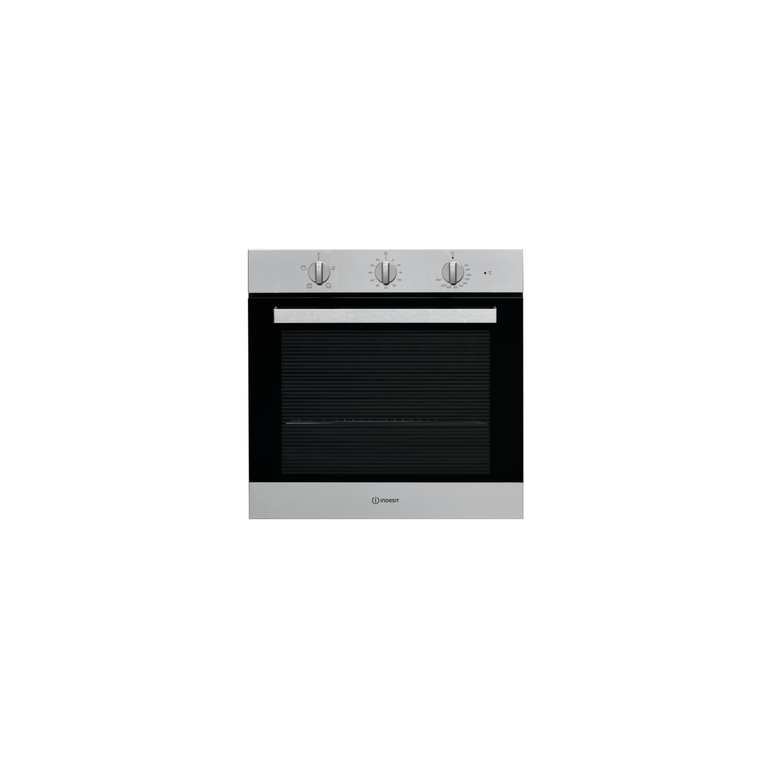INDESIT IFW6230IXUK 59.5CM BUILT IN ELECTRIC SINGLE OVEN - STAINLESS STEEL - 0