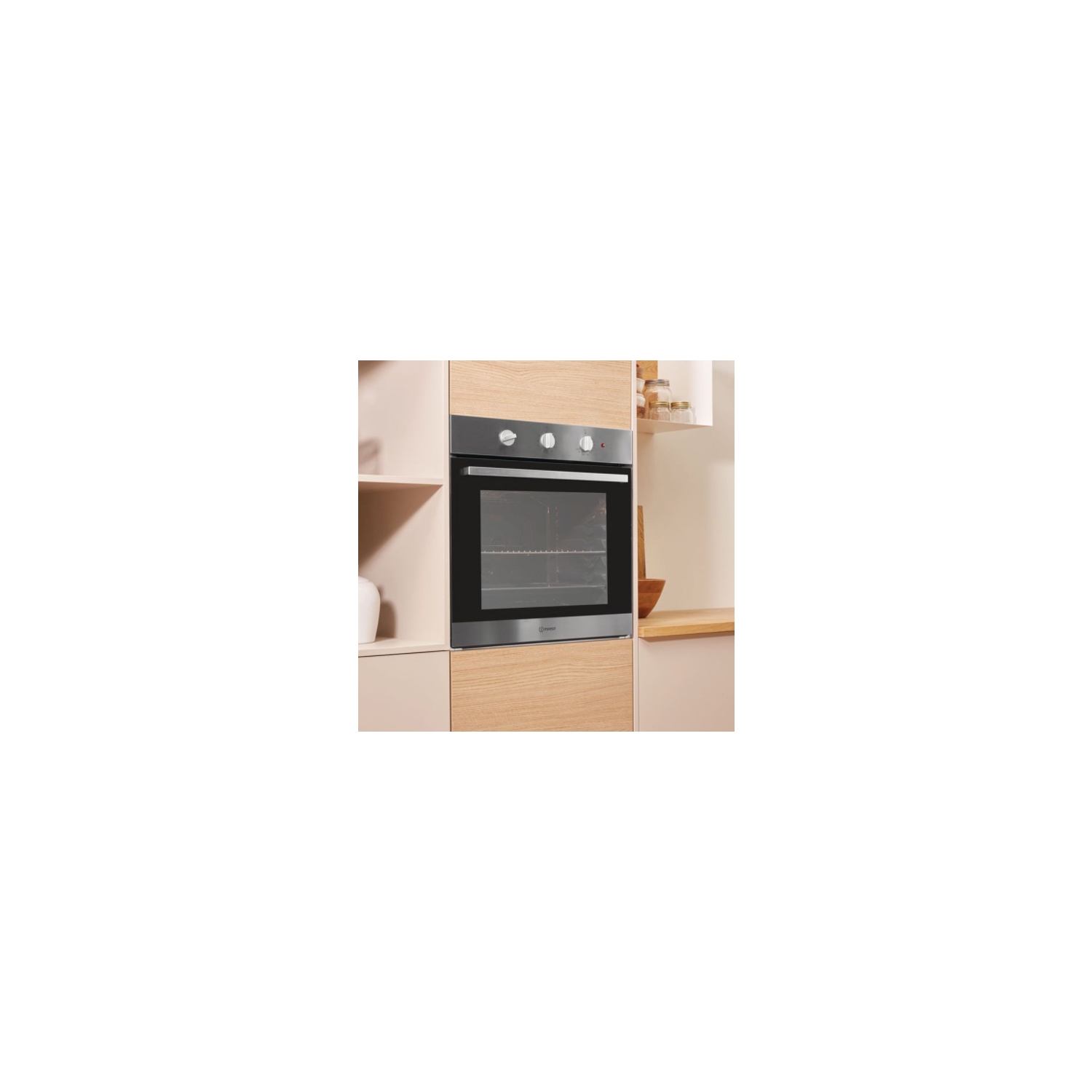 INDESIT IFW6230IXUK 59.5CM BUILT IN ELECTRIC SINGLE OVEN - STAINLESS STEEL - 2