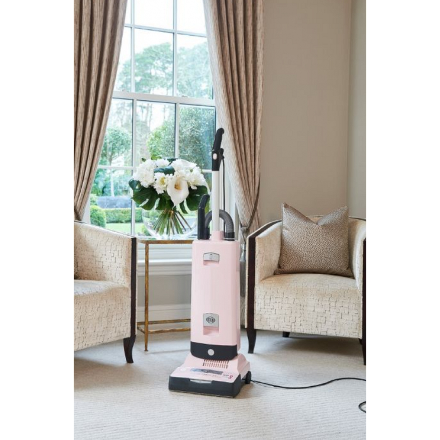 SEBO 91547B AUTOMATIC X7 BAGGED UPRIGHT CLEANER - PASTLE PINK - 1